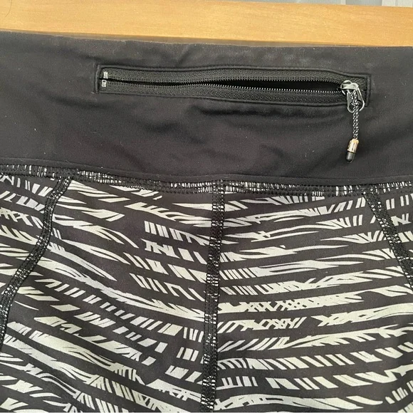Lululemon Pace Rival Crop *Full-On Luxtreme Stripe Play Slate Black / Black - Picture 8 of 13